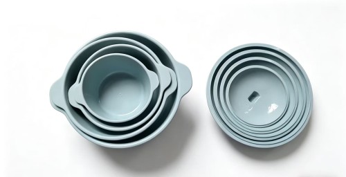 PP plastic bowl，Two-handle plastic bowl ，Plastic Bowl with Lid