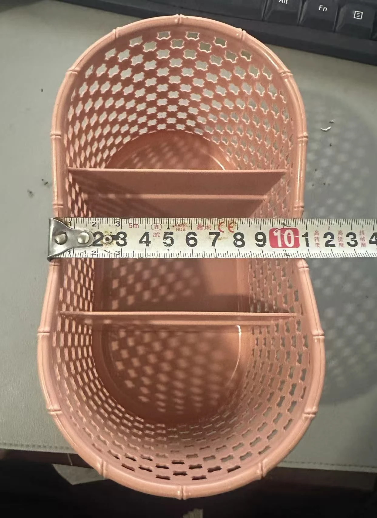 Heart Shaped Plastic Storage Basket